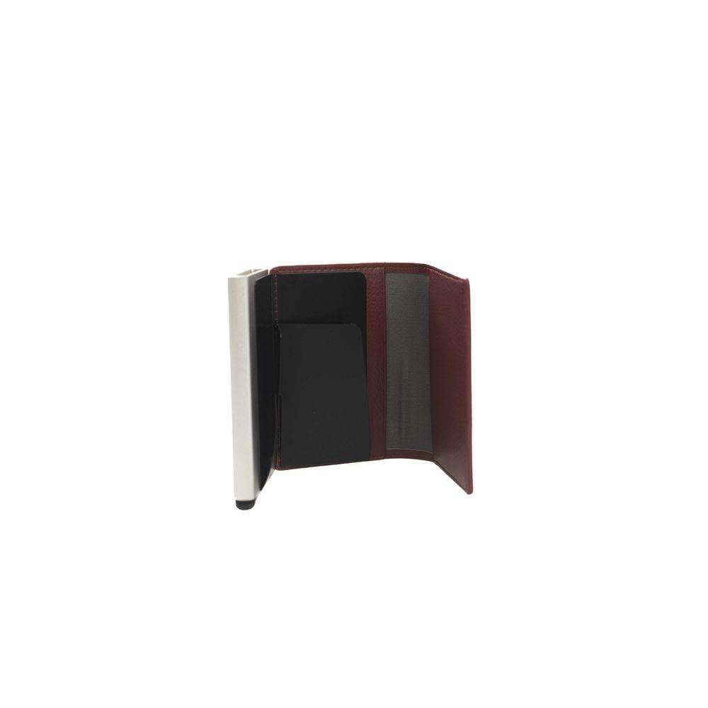 Cerruti 1881 Red Calfskin Men Wallet - Hilstor