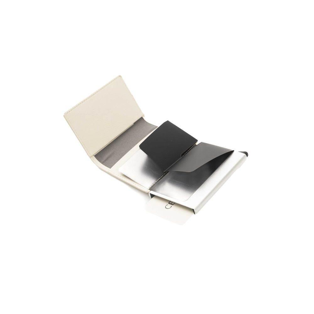 Cerruti 1881 Beige Calfskin Men Wallet - Hilstor