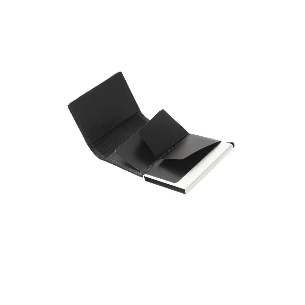 Cerruti 1881 Black Calfskin Men Wallet - Hilstor