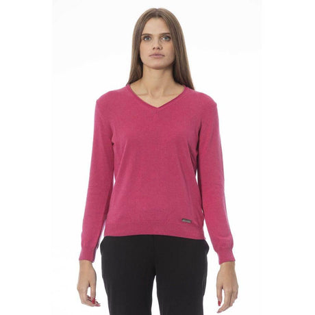 Baldinini Trend Fuchsia Cashmere Women Sweater - Hilstor