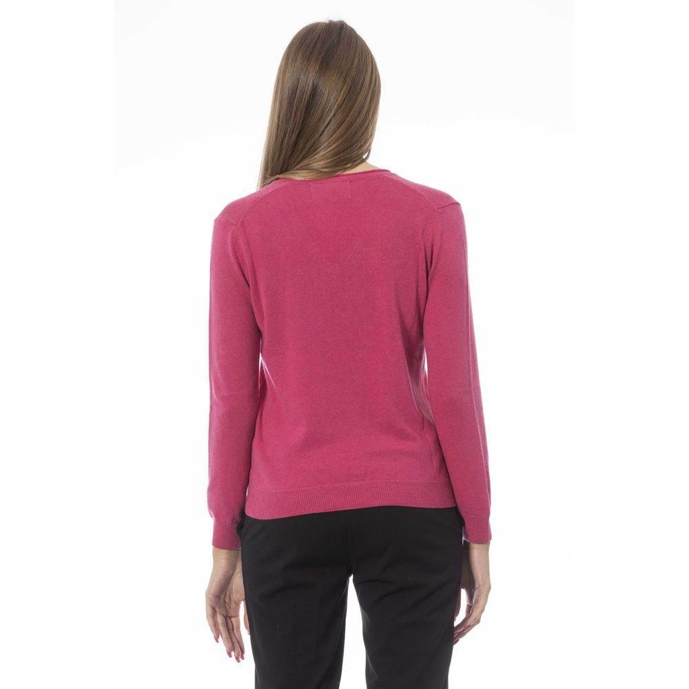 Baldinini Trend Fuchsia Cashmere Women Sweater - Hilstor
