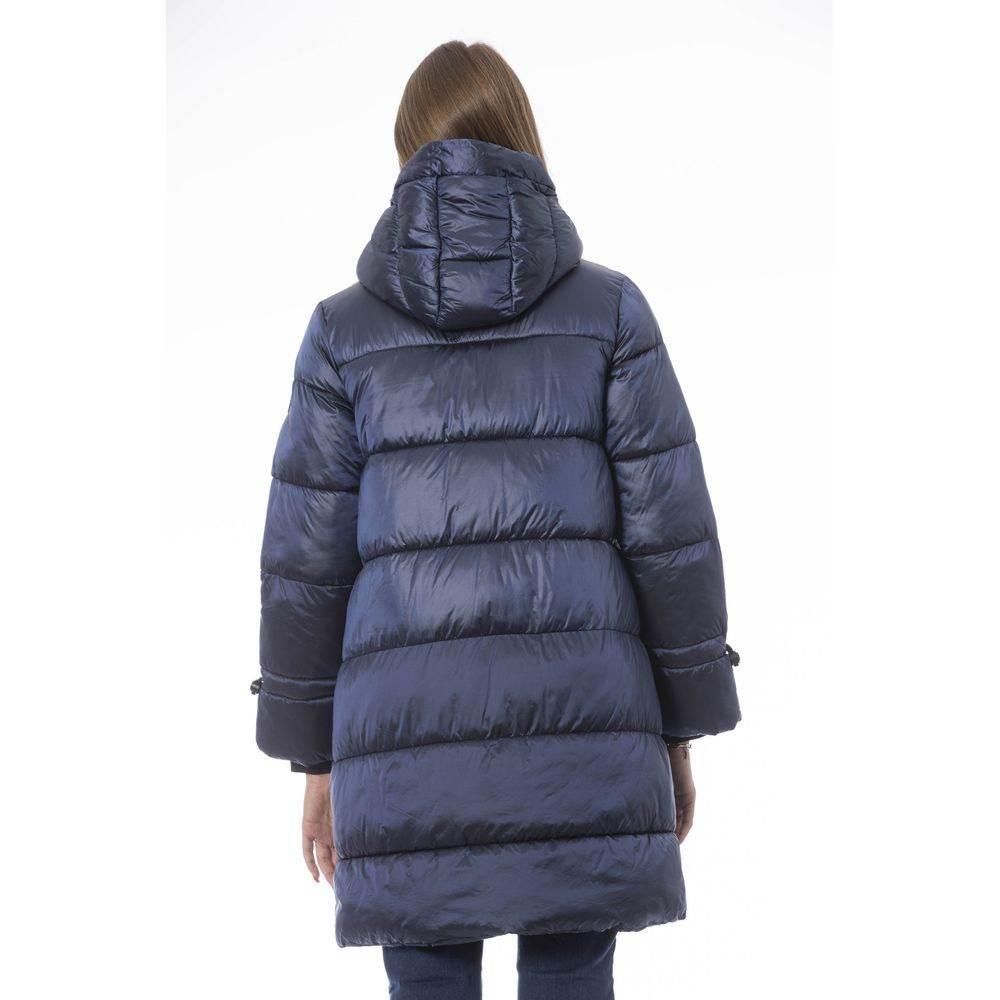 Baldinini Trend Light Blue Nylon Women Jacket - Hilstor