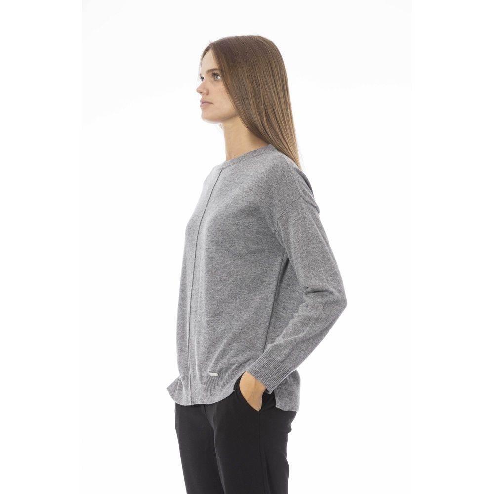 Baldinini Trend Gray Viscose Women Sweater - Hilstor