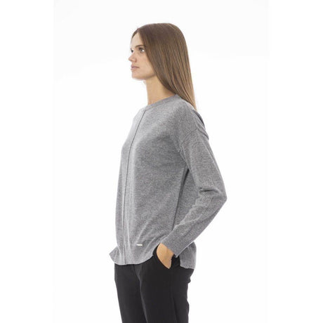 Baldinini Trend Gray Viscose Women Sweater - Hilstor