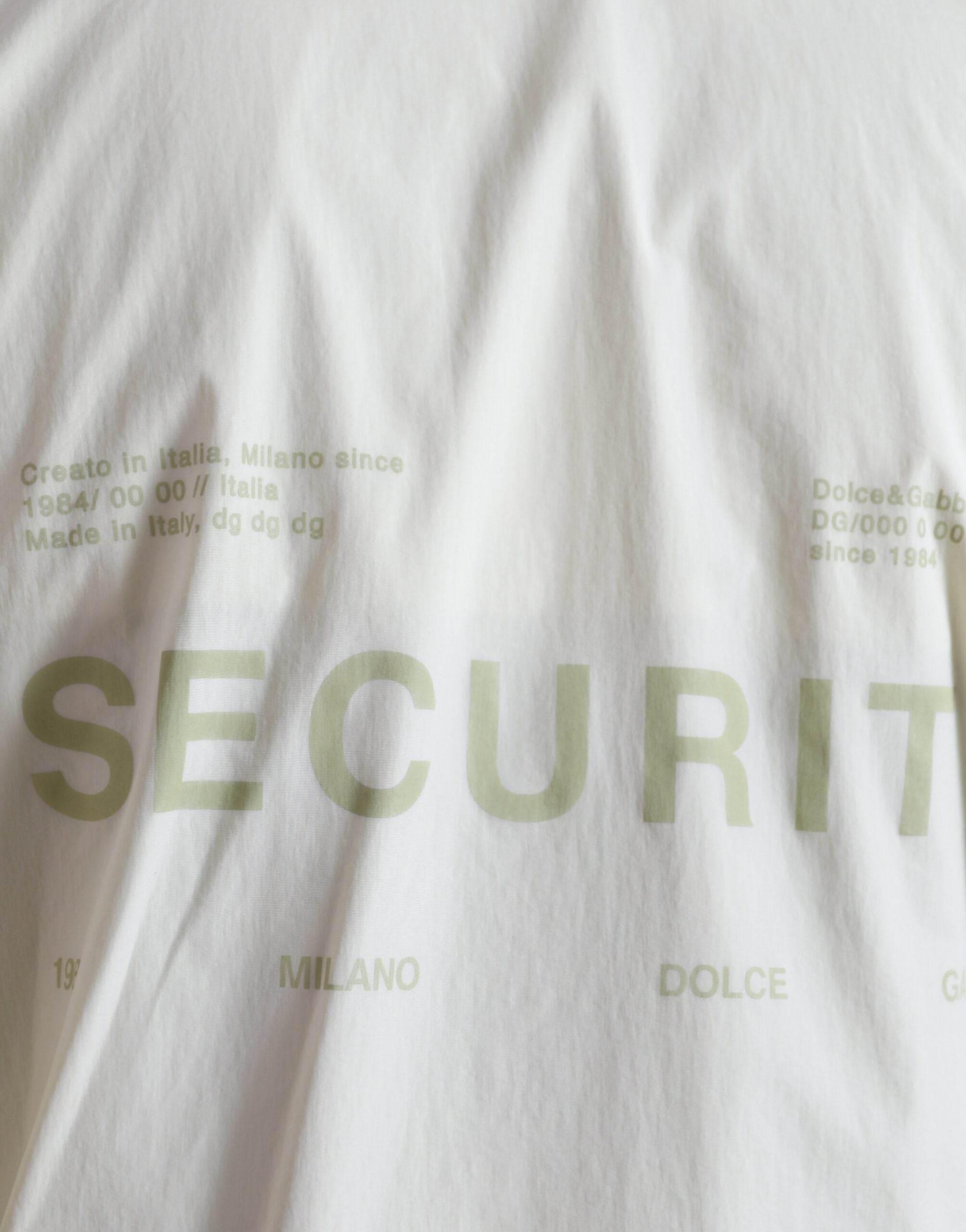 Dolce & Gabbana Yellow Nylon Collared Full Zip Parka Jacket - Hilstor