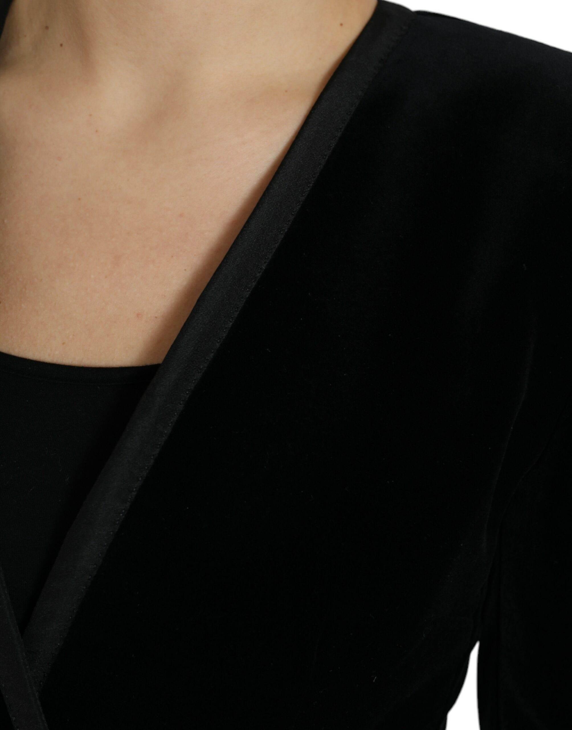 Dolce & Gabbana Elegant Double Breasted Cotton-Silk Blazer - Hilstor