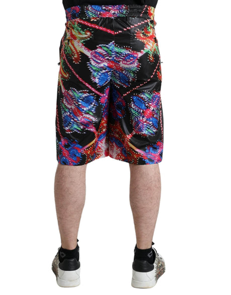 Dolce & Gabbana Elegant Luminary Print Bermuda Shorts - Hilstor