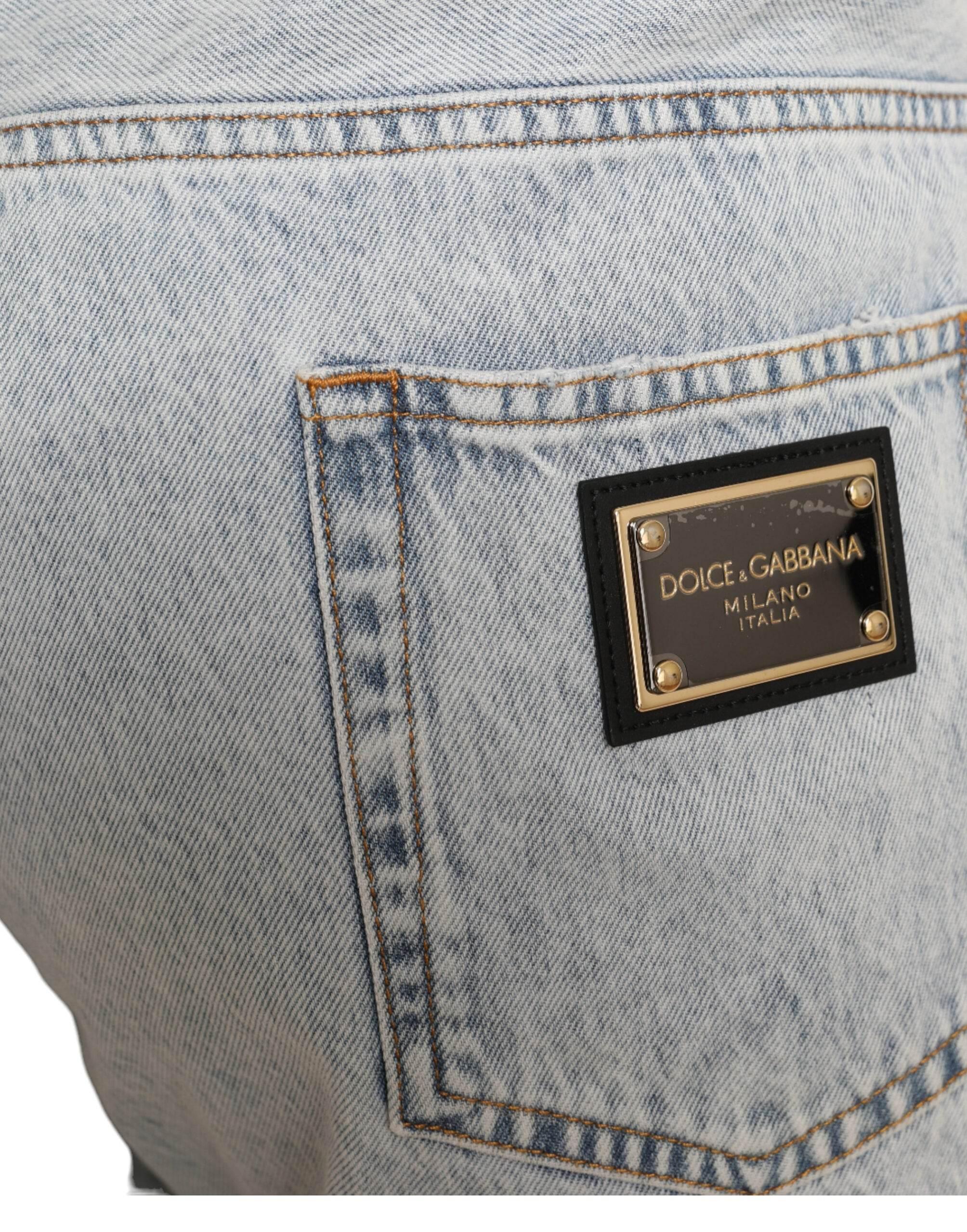 Dolce & Gabbana Multicolor Floral Cotton Bermuda Shorts - Hilstor