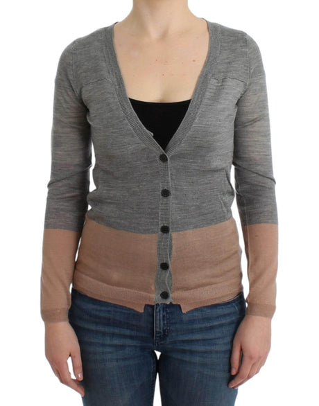 Costume National Gray lightweight cardigan - Hilstor