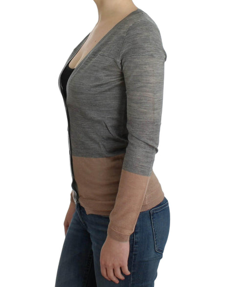 Costume National Gray lightweight cardigan - Hilstor