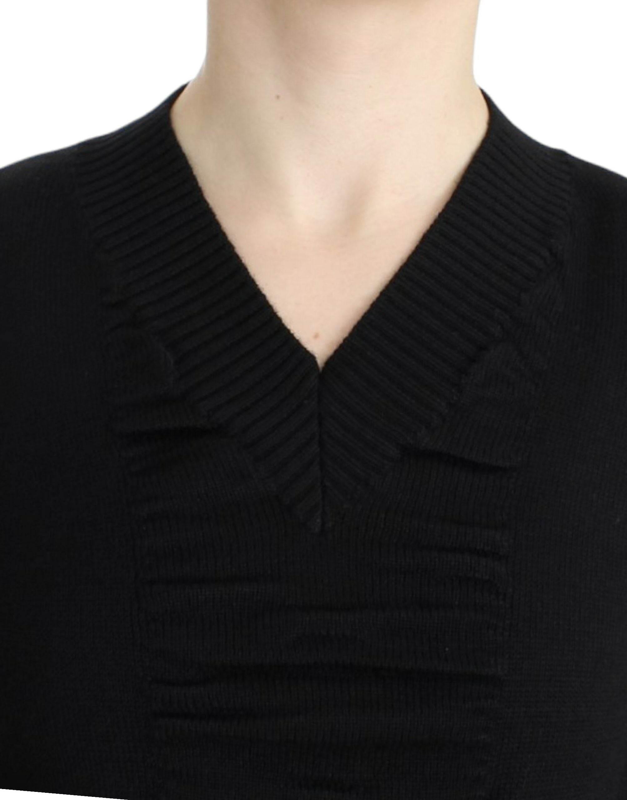 Costume National Elegant V-Neck Lightweight Sweater - Hilstor
