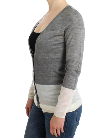 Costume National Gray lightweight cardigan - Hilstor