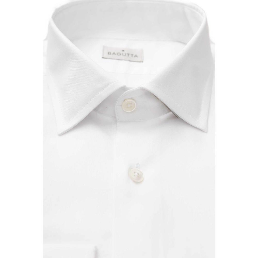 Bagutta White Cotton Men's Shirt - Hilstor