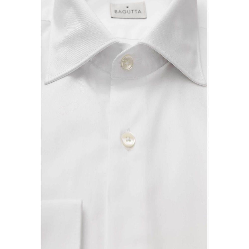 Bagutta White Cotton Men's Shirt - Hilstor