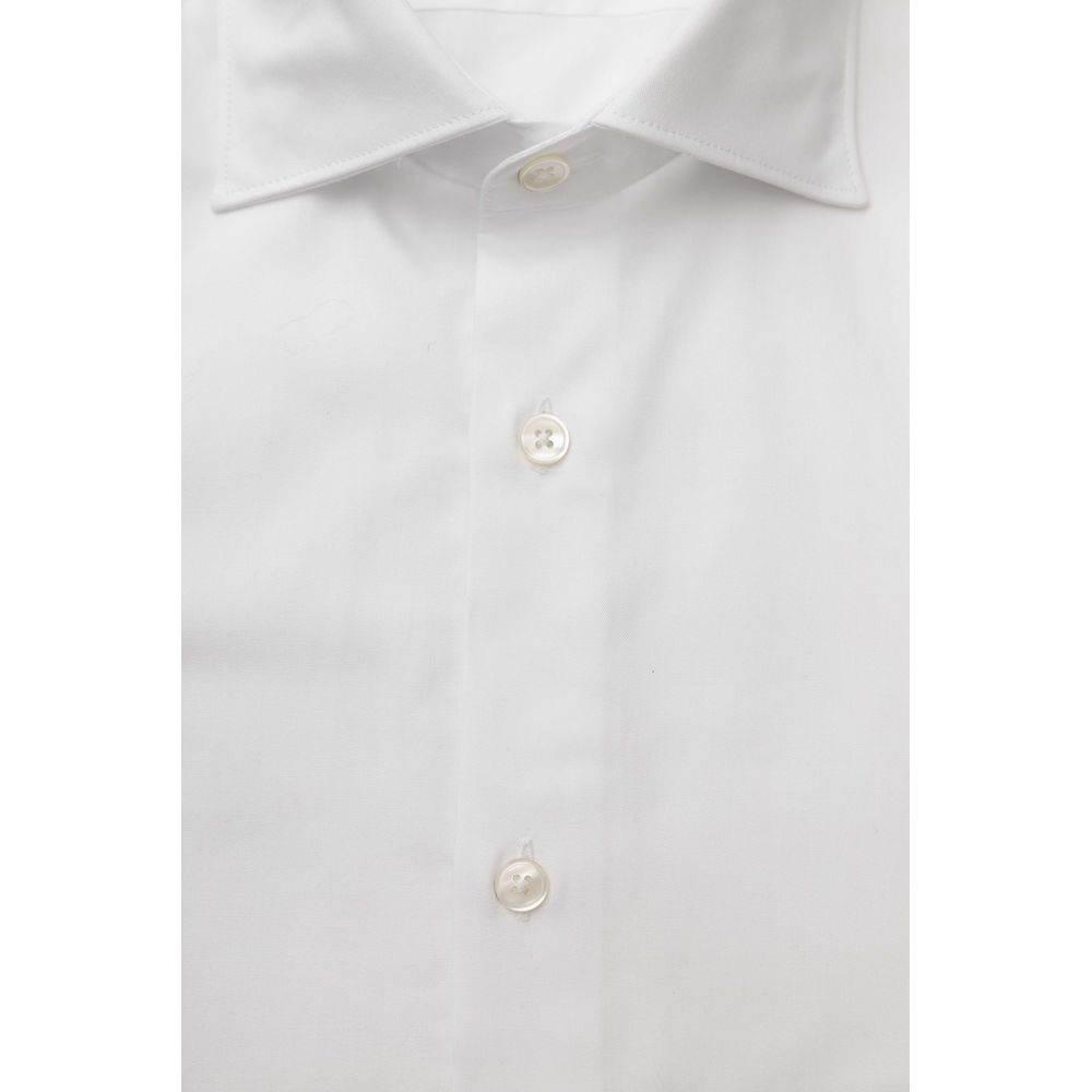 Bagutta White Cotton Men's Shirt - Hilstor