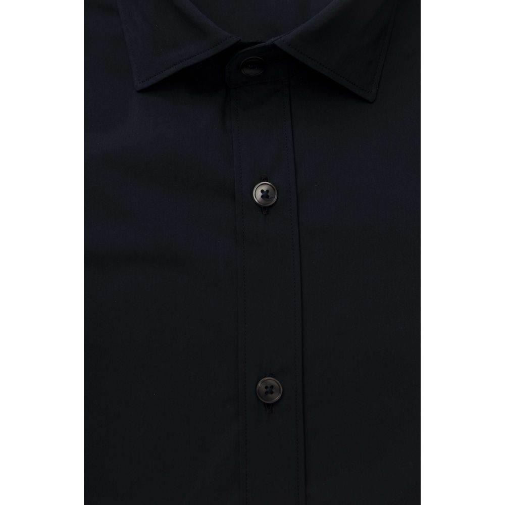 Bagutta Blue Cotton Men's Shirt - Hilstor
