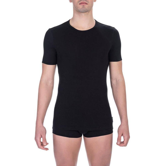 Bikkembergs Black Cotton Men's T-Shirt - Hilstor
