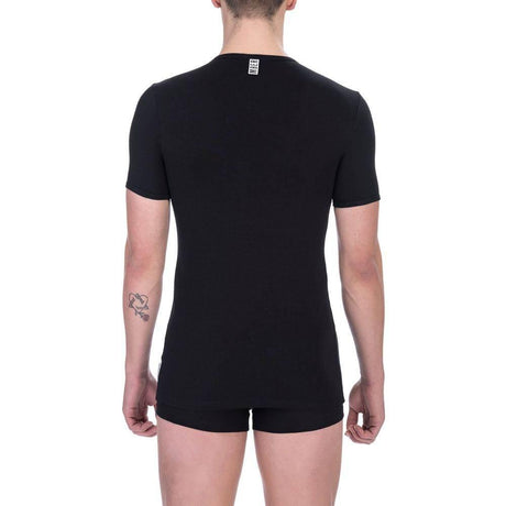 Bikkembergs Black Cotton Men's T-Shirt - Hilstor