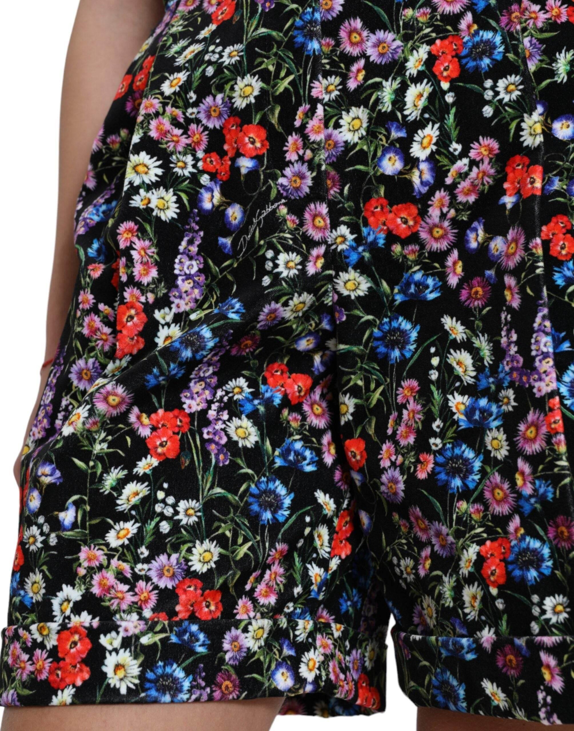 Dolce & Gabbana Chic Floral High Waist Hot Pants Shorts - Hilstor