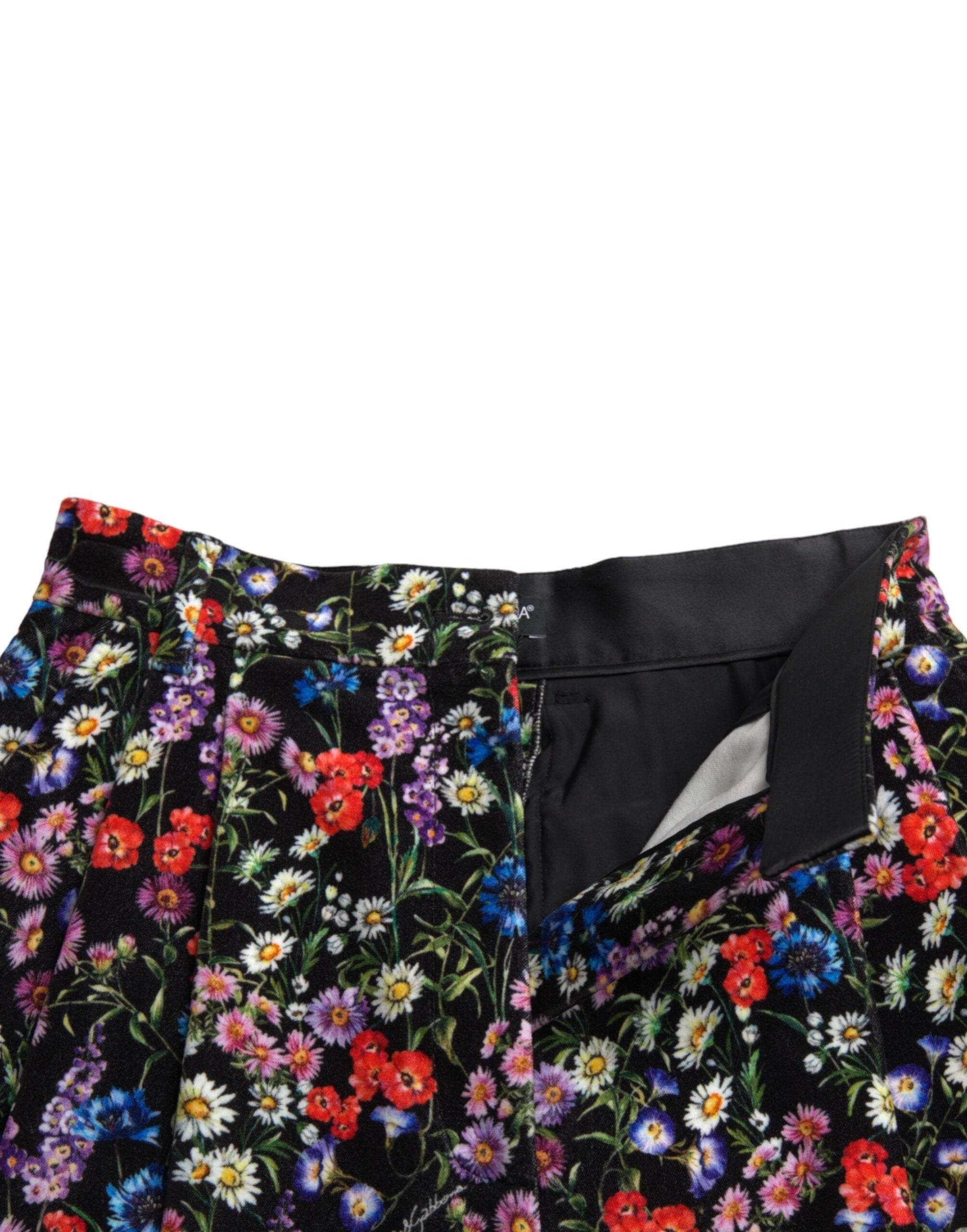 Dolce & Gabbana Chic Floral High Waist Hot Pants Shorts - Hilstor