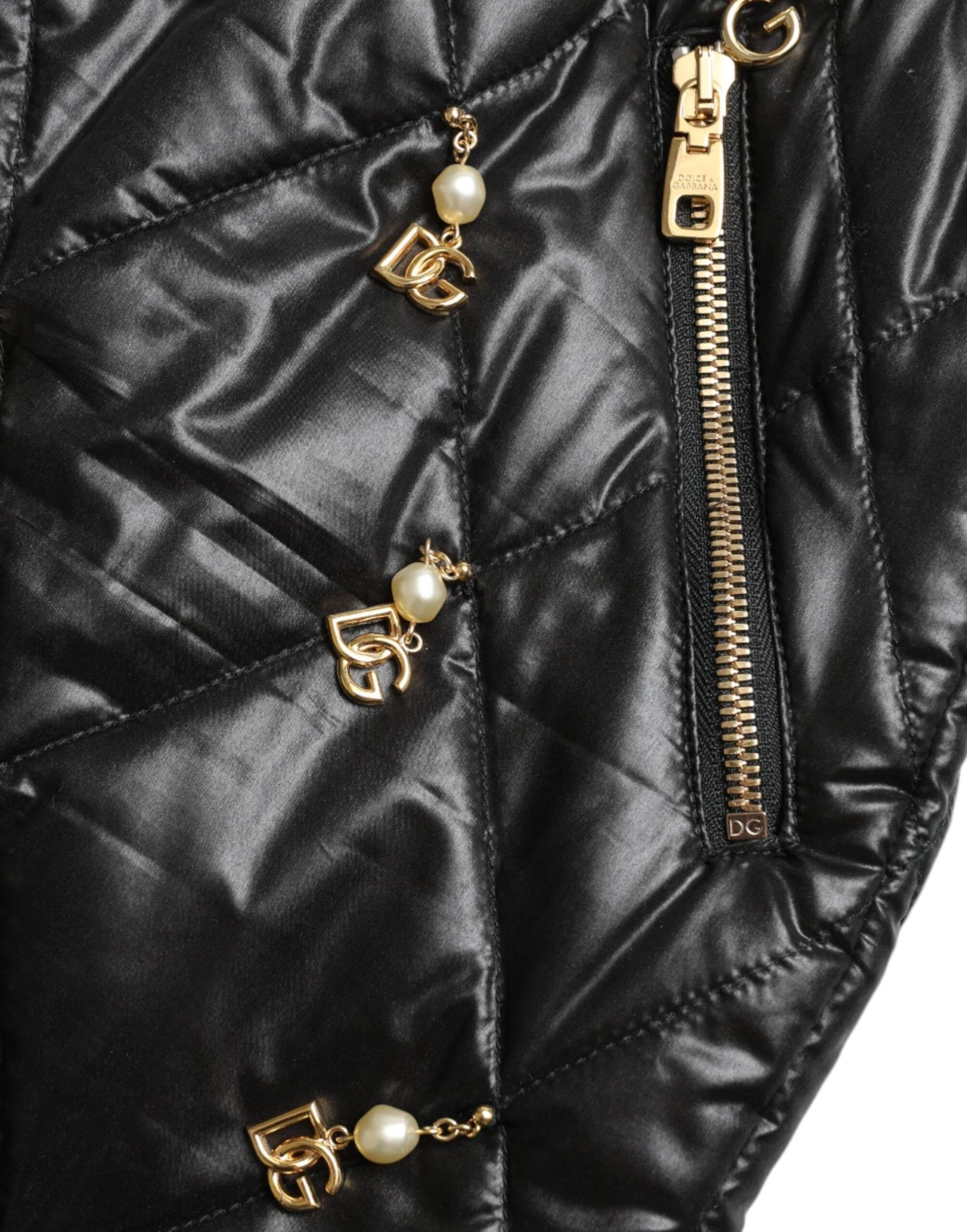 Dolce & Gabbana Elegant High-Waist Embellished Shorts - Hilstor
