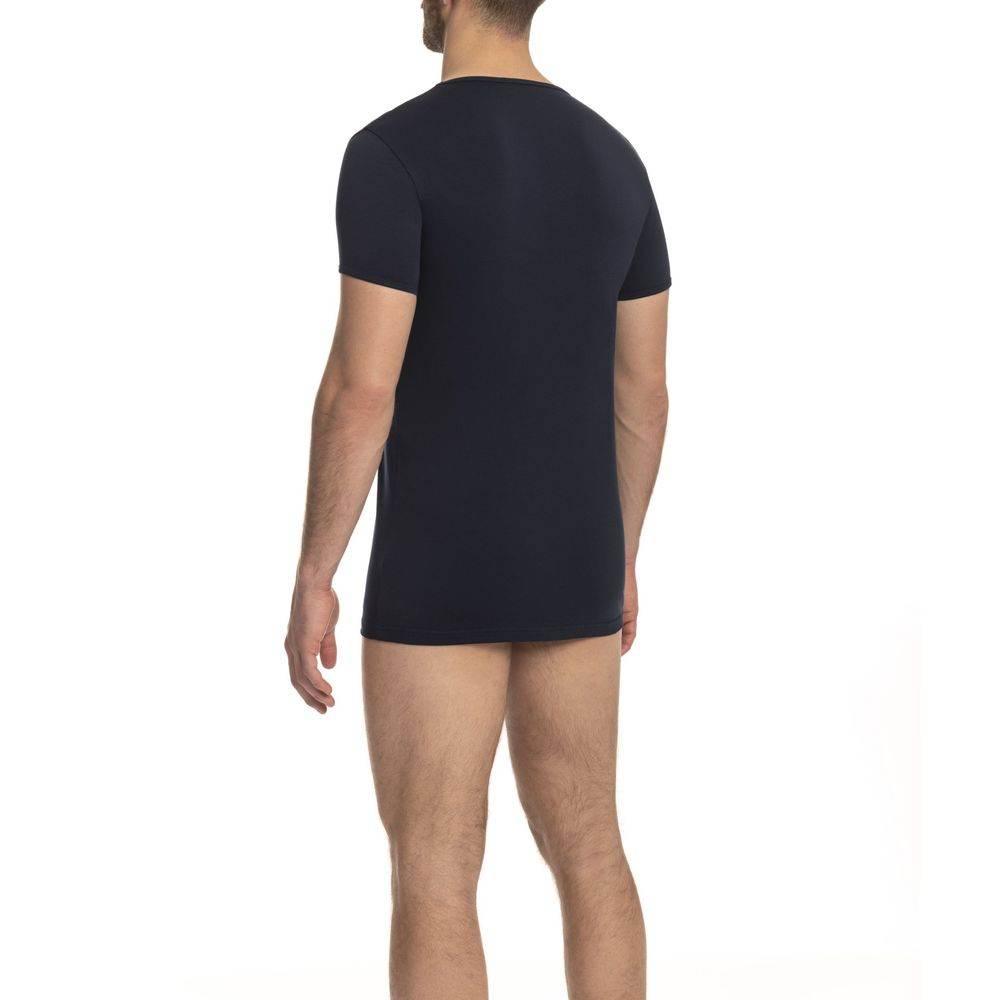 Cavalli Class Blue Cotton Men T-Shirt - Hilstor