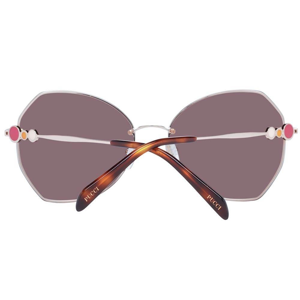 Emilio Pucci Rose Gold Women Sunglass - Hilstor