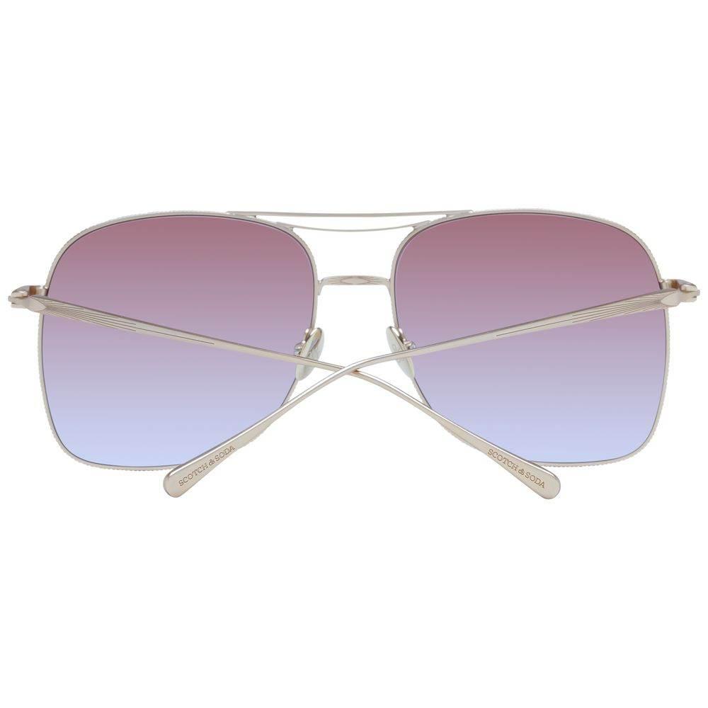Scotch & Soda Gold Women Sunglass - Hilstor