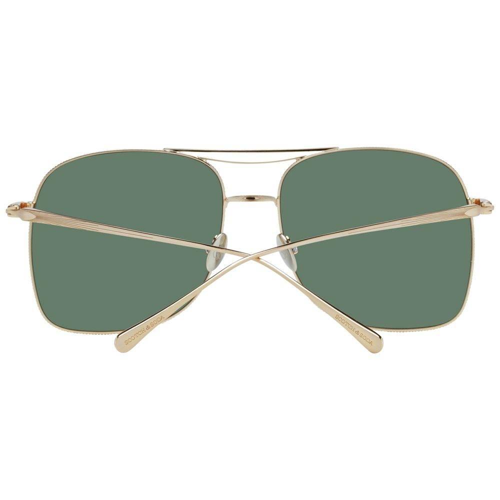 Scotch & Soda Gold Women Sunglass - Hilstor