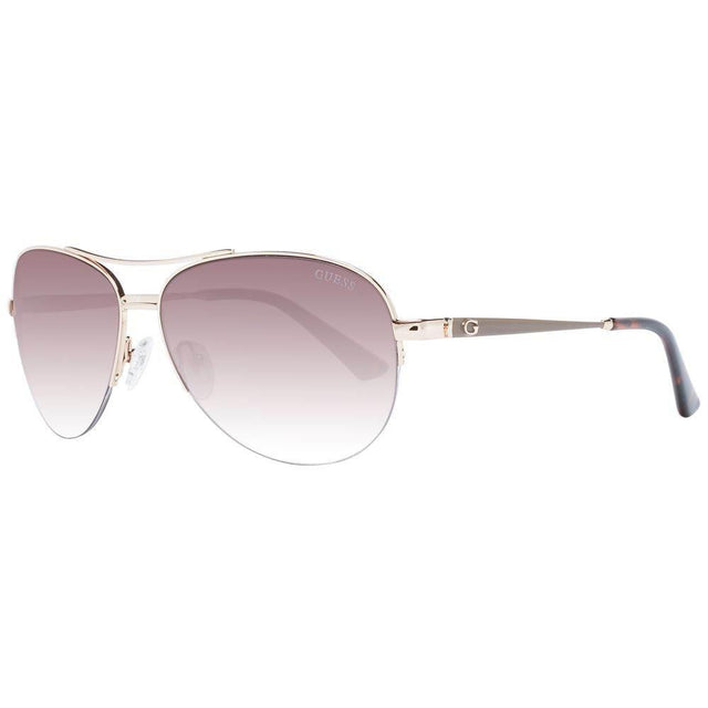 Guess Gold Unisex Sunglasses - Hilstor