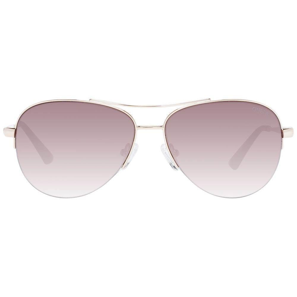 Guess Gold Unisex Sunglasses - Hilstor