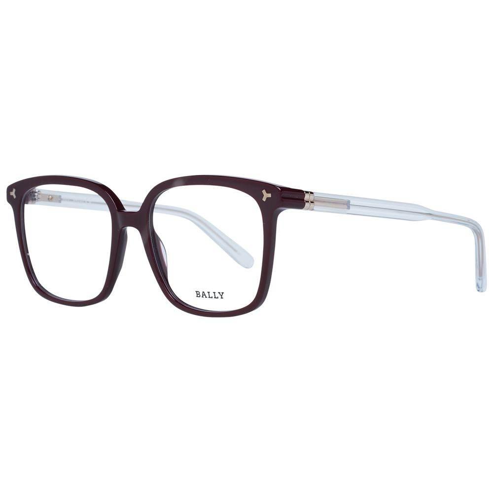 Bally Burgundy Women Glasses Frame - Hilstor