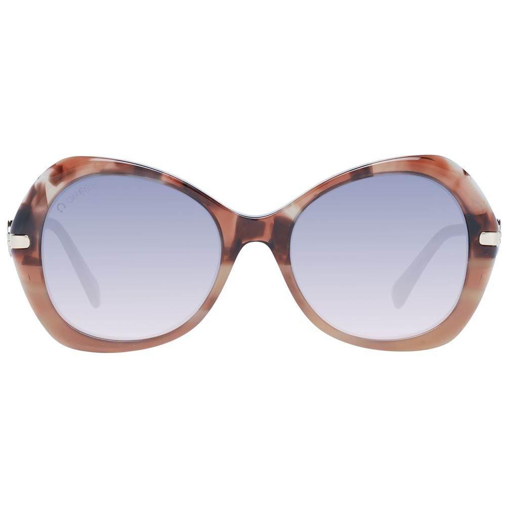 Omega Brown Women Sunglasses - Hilstor