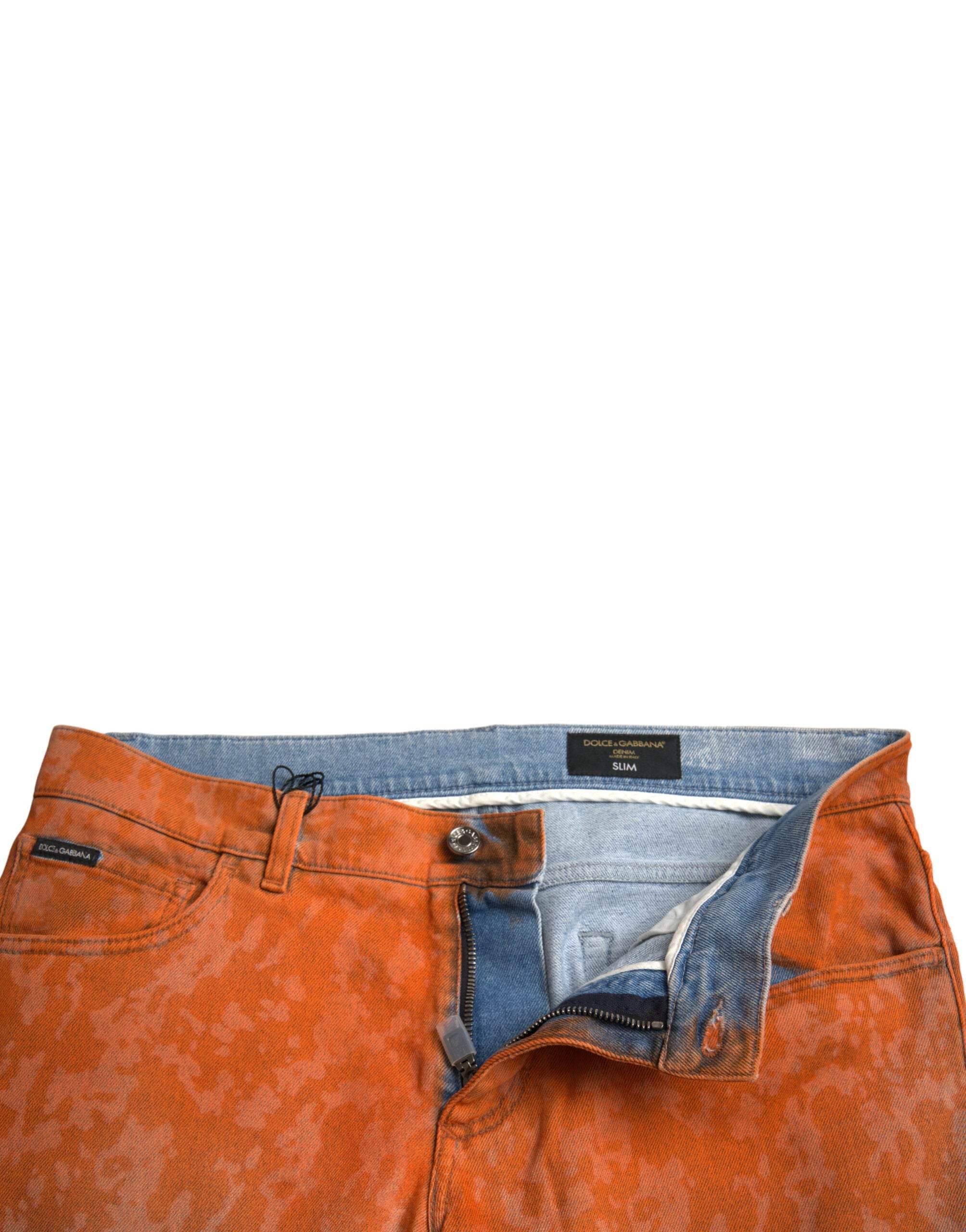 Dolce & Gabbana Elegant Ombre Skinny Denim Jeans - Hilstor