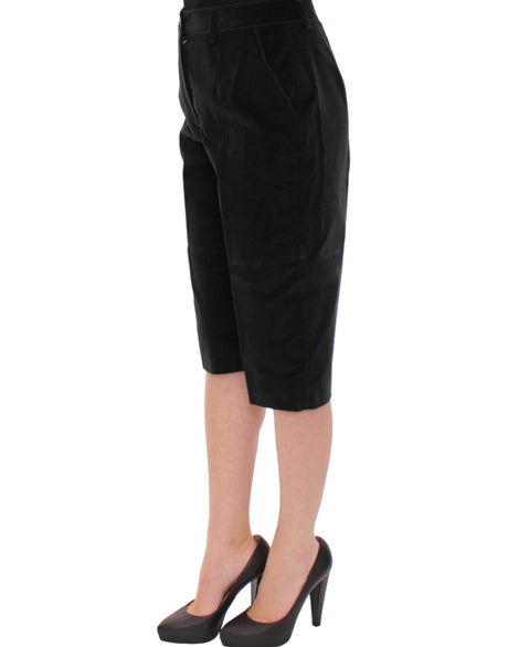 Dolce & Gabbana Elegant Designer Black Shorts - Hilstor