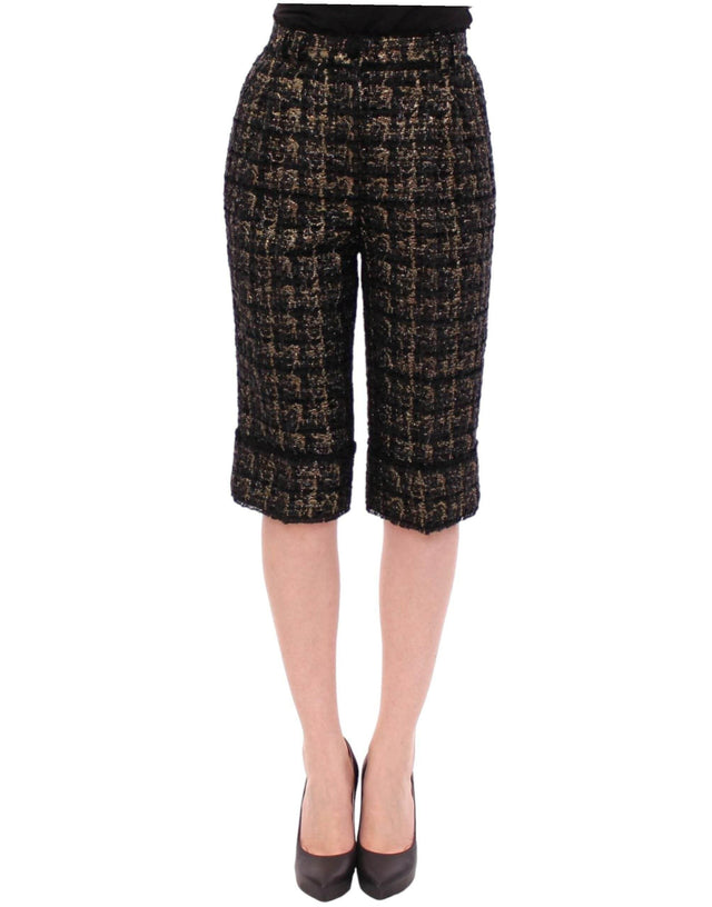 Dolce & Gabbana Elegant Designer Woven Shorts - Hilstor