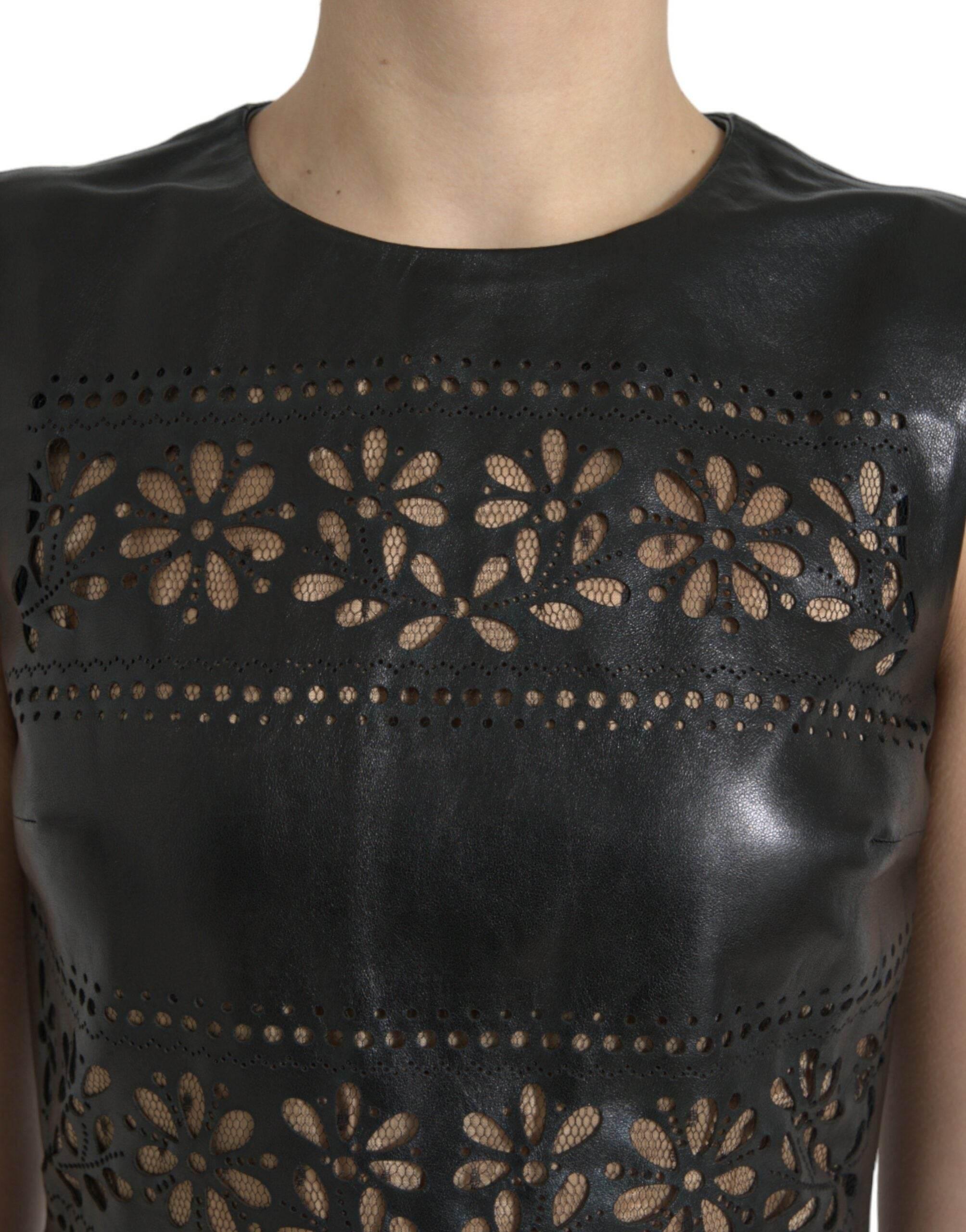 Valentino Elegant Black A-Line Mini Dress - Hilstor