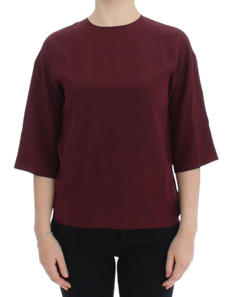 Dolce & Gabbana Enchanted Sicilian Silk Top - Hilstor