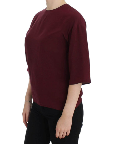 Dolce & Gabbana Enchanted Sicilian Silk Top - Hilstor