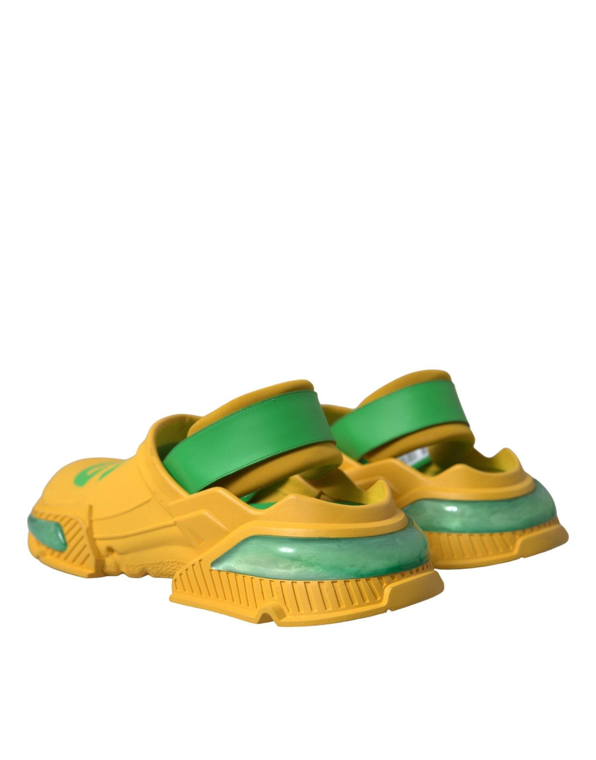 Dolce & Gabbana Chic Rubber Clogs Slippers in Lush Colors - Hilstor