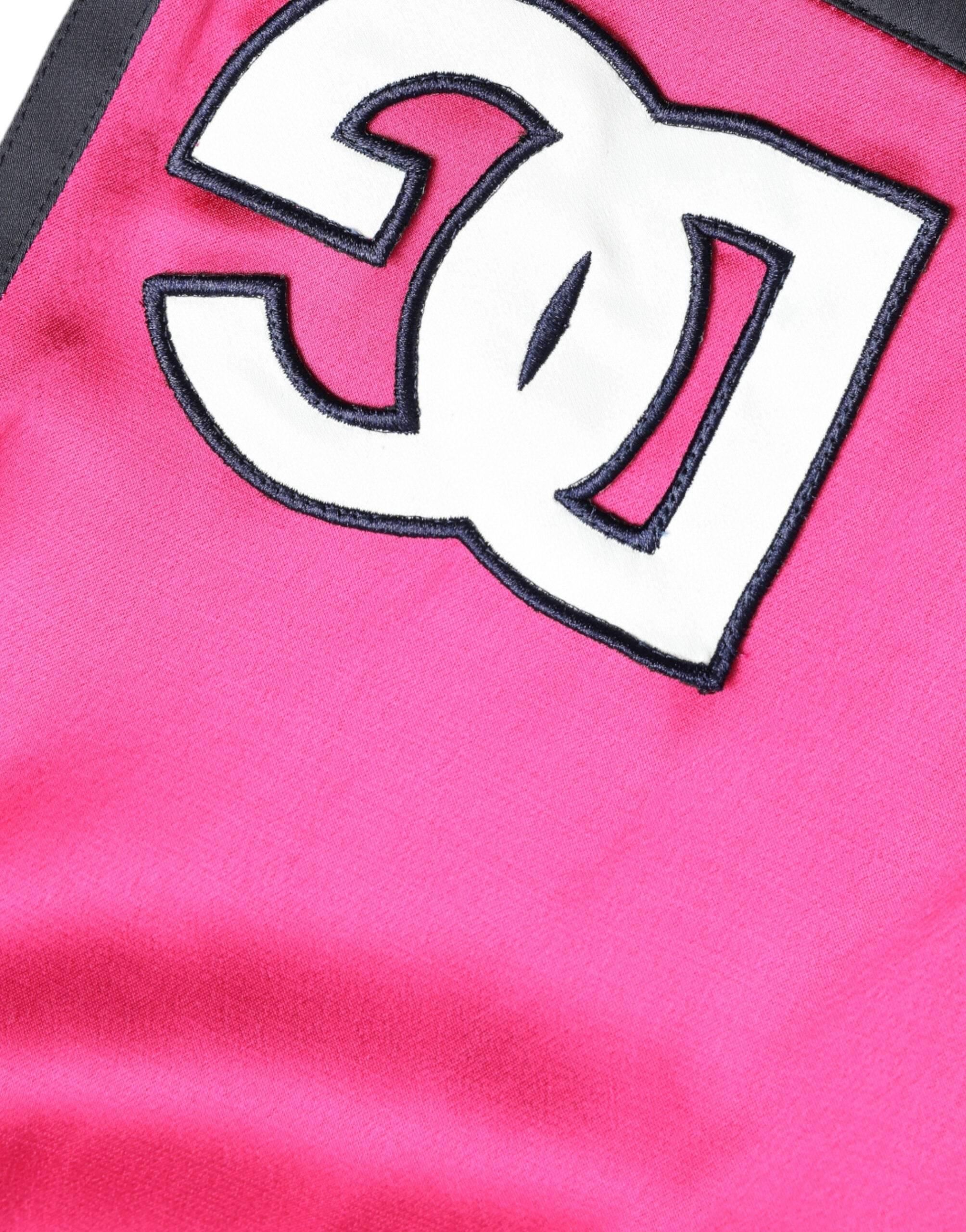 Dolce & Gabbana Chic Pink High Waist Jersey Shorts - Hilstor