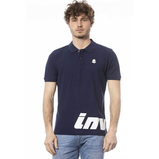 Invicta Blue Cotton Men Polo Shirt - Hilstor