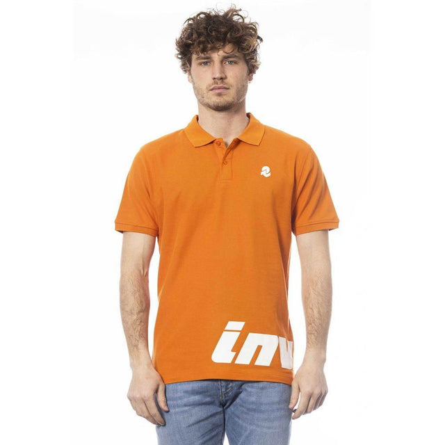Invicta Orange Cotton Men Polo Shirt - Hilstor
