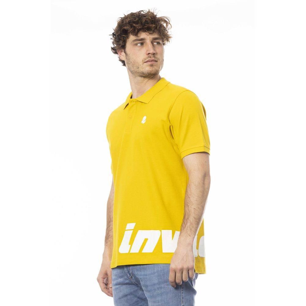 Invicta Yellow Cotton Men Polo Shirt - Hilstor