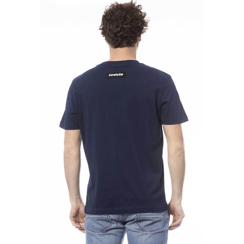 Invicta Blue Cotton Men T-Shirt - Hilstor