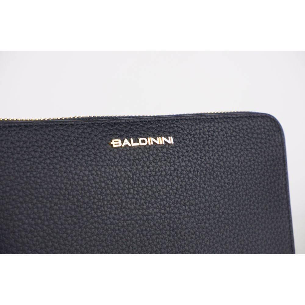 Baldinini Trend Elegant Leather Zip Wallet - Timeless Accessory - Hilstor