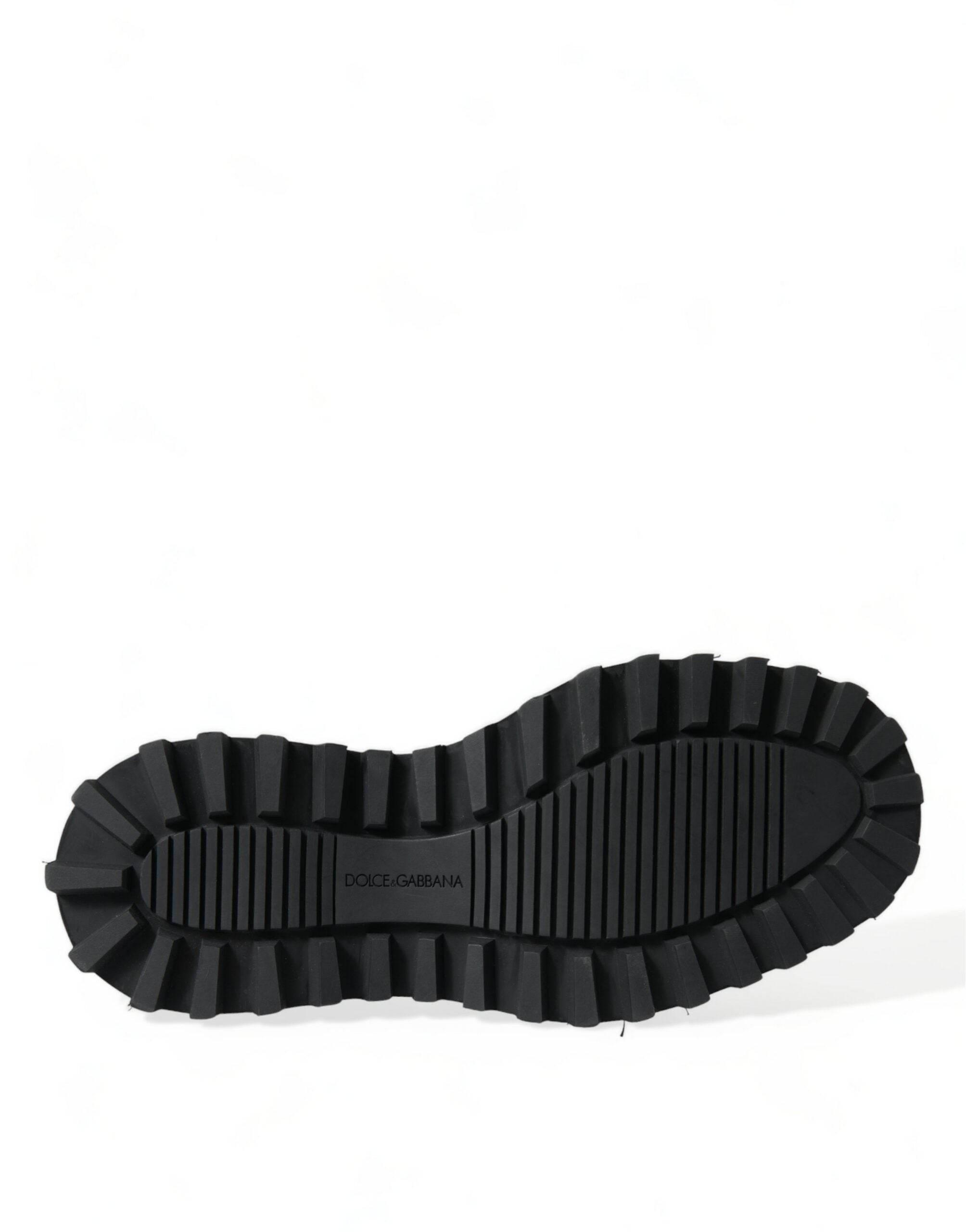 Dolce & Gabbana Elegant Black Chelsea Slip-On Boots - Hilstor