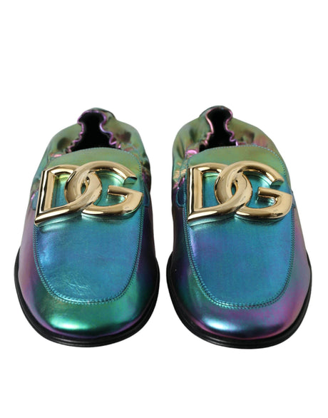 Dolce & Gabbana Elegant Iridescent Loafers for Gents - Hilstor