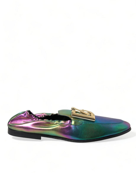 Dolce & Gabbana Elegant Iridescent Loafers for Gents - Hilstor