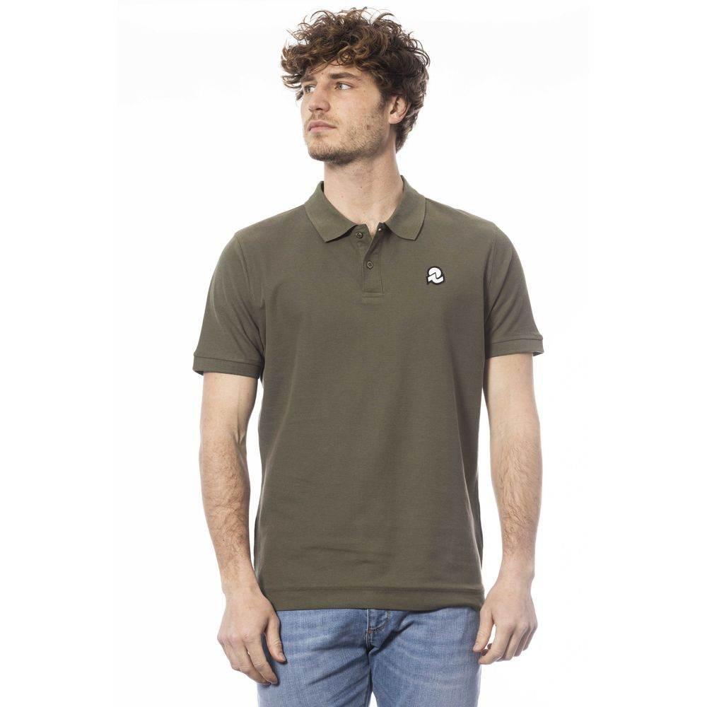 Invicta Green Cotton Men Polo Shirt - Hilstor